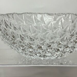 Textured‎ Clear Glass Bowl​